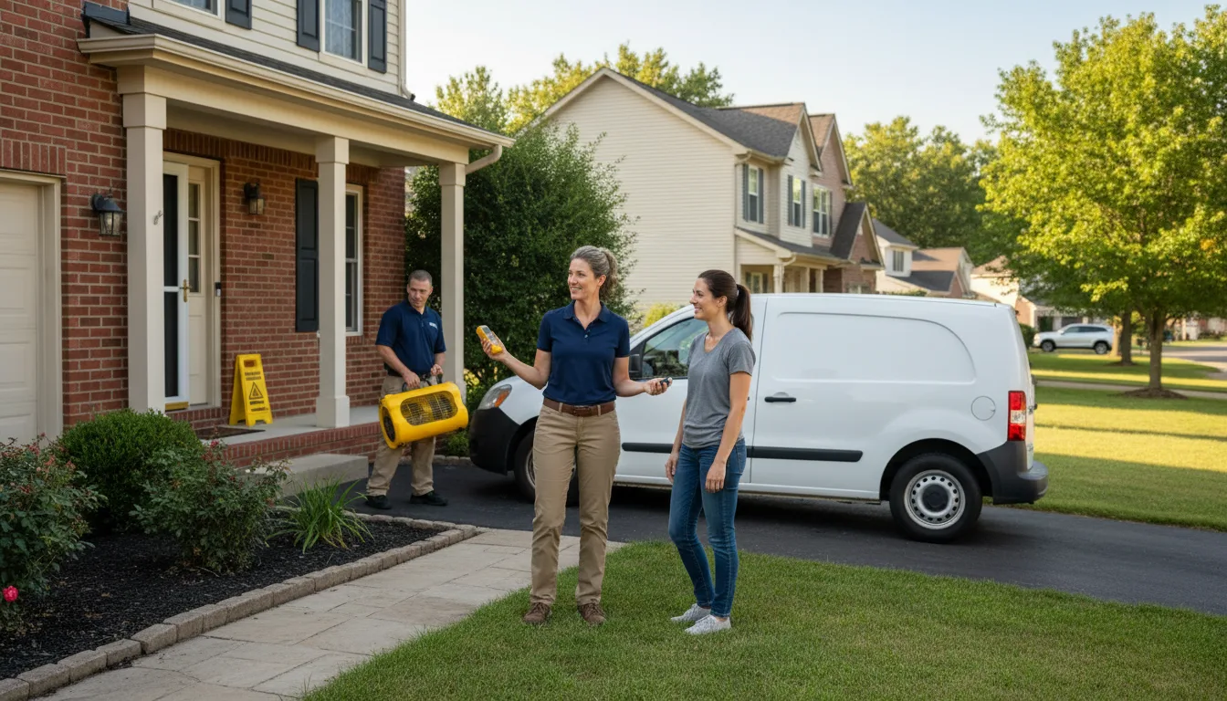 Water restoration image for Dehumidification And Cleanup Services in Highland Lakes, NJ